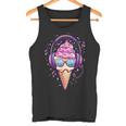 Cool Ice Cream With Sunglasses I Ice Cream Tank Top