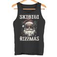 Cool Santa Claus With Sunglasses Skibidi Rizzmas Tank Top