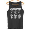 Cosas Que Hago En Mi Tiempo Libre Idea De Regalos Para Amantes De Los Coches Car Guy Camiseta sin mangas