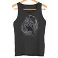 Cuervo Negro Gótico Con Estampado De Cuervo Camiseta sin mangas