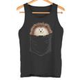 Casual Cute Spiky Hedgehog In Your Pocket Tank Top