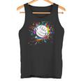 Cuteolleyball Ball Watercolor Colorful Paint Splash Tank Top