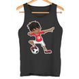 Dabbing Soccer Boy Tunisian Children's Tab Tank Top