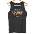 Das Ist Ein Baker Ding Das Würdest Du Nicht Verstehen Baker Name Tank Top