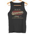 Das Ist Ein Bornemeier Ding Das Würdest Du Nicht Verstehen Bornemeier Name Tank Top