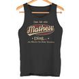 Das Ist Ein Mathew Ding Das Würdest Du Nicht Verstehen Mathew Name Tank Top