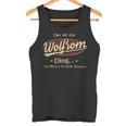 Das Ist Ein Wolfrom Ding Das Würdest Du Nicht Verstehen Wolfrom Name Tank Top