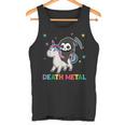 Death Metal Rock Music Death Riding Unicorn Unicorns Tank Top