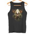 Deer Wildlife Nature Motif Animal Lovers Landscape Forest Tank Top