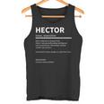 Definition Hector Name Spruch Hector Apellidos Hector Camiseta sin mangas