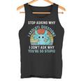 Deja De Preguntar Por Qué Axolotl Questions Axolotl Camiseta sin mangas