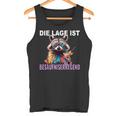 Die Lage Ist Besäufniserregend Waschbär Tank Top