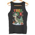 Dinosaur Christmas Jumper Xmas Tree Rex Pyjama Tank Top