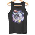 Disco Ball In Space Galaxy Club Retro Tank Top