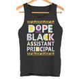 Dope Assistant Principal African American Job Proud Tank Top