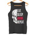 Eat Sleep Brawl Repeat ideo Game Tank Top