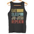 Eat Sleep Jiu-Jitsu Repeat Jiu-Jitsu Sin Mangas Camiseta sin mangas