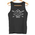 Eat Sleep Ski Repeat Skiing Holidays Skier Tank Top