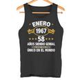 Enero 1967 58 Años Hombre Cumpleaños Regalo Enero 1967 Camiseta sin mangas