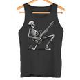 Esqueleto Tocando Guitarra Amante De La Música Rock And Roll Band Camiseta sin mangas