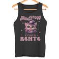 Eule Juhuuu Ich Bin In Rente Nachtteule Im Ruhestand Tank Top