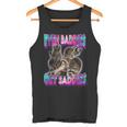 Even Baddies Get Saddies Raccoon Meme Tank Top - Fun & Quirky