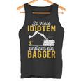 Excavator Driver Digger Guide Construction Worker Construction Nur Ein Digger Tank Top