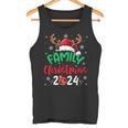 Family Christmas 2024 Santa Reindeer Matching Family Group Tank Top