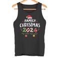 Family Pajamas Christmas 2024 Matching Sets Group Squad Xmas Tank Top