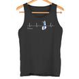 Finland Suomi Heartbeat I Love Finland Flag Tank Top