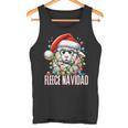 Fleece Navidad Feliz Navidad Sheep Christmas Tank Top