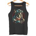 French Bulldog Cool Biker Motorcycle Riding Frenchie Tank Top