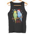 Frohe Weihnachten Budgies Birds Tank Top