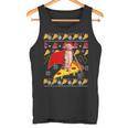 Cat Pizza Ugly Christmas Jumper Party Outfit Tank Top