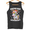 Christmas Unicorn Reindeer Was Out Sold Out Tank Top