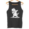 Gentle Westie Dog Dab Dance Tank Top