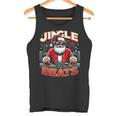 Jingle Beats Music Dj Santa Christmas Ugly Xmas Tank Top