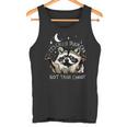 Funny Raccoon Tank Top | Quirky Humor for Animal Lovers