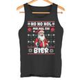 Saying Ho Ho Hol Mir Mal Ein Bier Ugly Christmas Tank Top