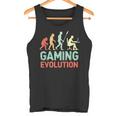 Gaming Evolution Humorideojuego Diciendo Divertido Gamers Camiseta sin mangas