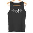 Idea For Footballer Heartbeat Football Tank Top