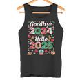 Goodbye 2024 Hello 2025 Merry Christmas Happy New Year 2025 Tank Top