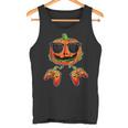 Halloween Jack O Lantern Pixelated Gaming Gamer Boys Men Tank Top