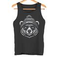 Hardy Bear With Hat Ski Snowboard Ski Party Winter Tank Top