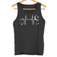 Heartbeat Of Faith – Islamic Crescent And Lantern Tank Top