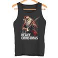 Heavy Christmas Santa Claus Guitar Tank Top