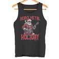 Heavy Metal Santa Claus Rock Holiday Navidad Música Rock Camiseta sin mangas