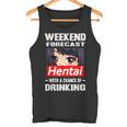 Hentai Drinking Japanese Anime Manga Tank Top