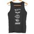 Hot Wheels Stacked Icon Logos Speed Club Racing Team Tank Top