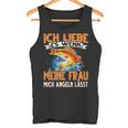 Ich Liebe Es Wenn Meine Frau Mich Angeln Lässt Angler Tank Top